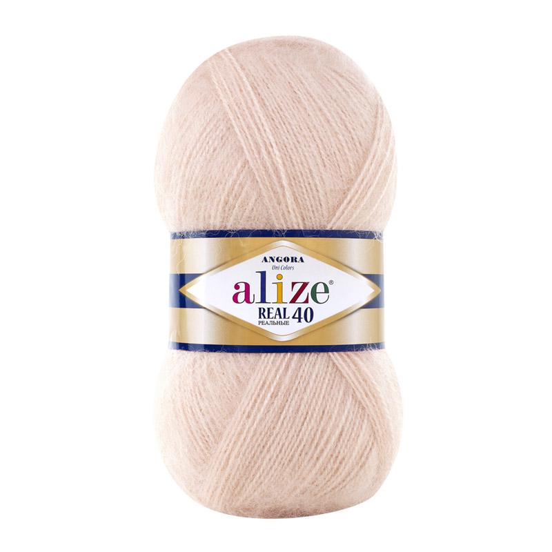 Пряжа Alize Angora Real 40 404 Шампань