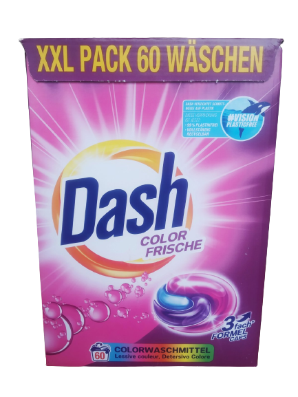 Капсулы для стирки Dash Color для цветного белья 60 шт. (10259846)