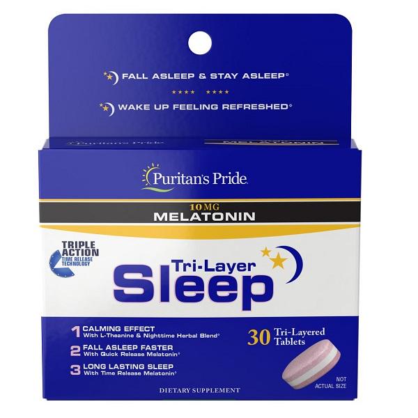 Комплекс для сна Puritan's Pride Tri-Layer Sleep 30 табл. (000020040)