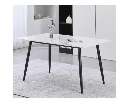 Обеденный стол для кухни Марбл Белый мрамор (28448301)