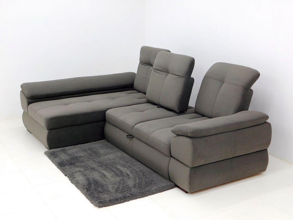 Диван розкладний кутовий у вітальню/спальню Вуді Палермо дерево/ламінована ДСП/тканина Темно-сірий - фото 3 Диван розкладний кутовий у вітальню/спальню Вуді Палермо дерево/ламінована ДСП/тканина Темно-сірий - фото 3