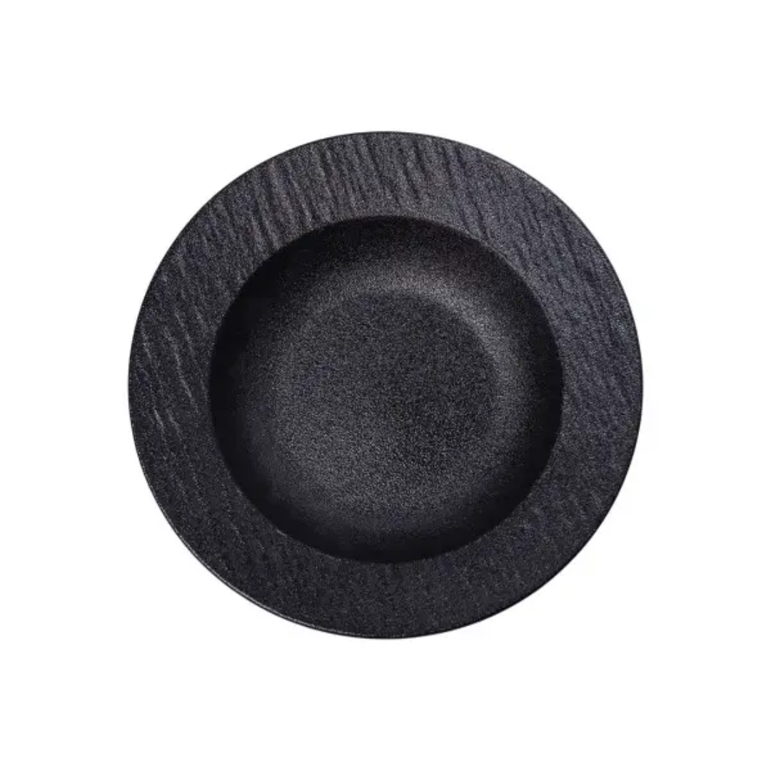 Тарілка супова керамічна 23 см Чорний - фото 2 Тарілка супова керамічна 23 см Чорний - фото 2