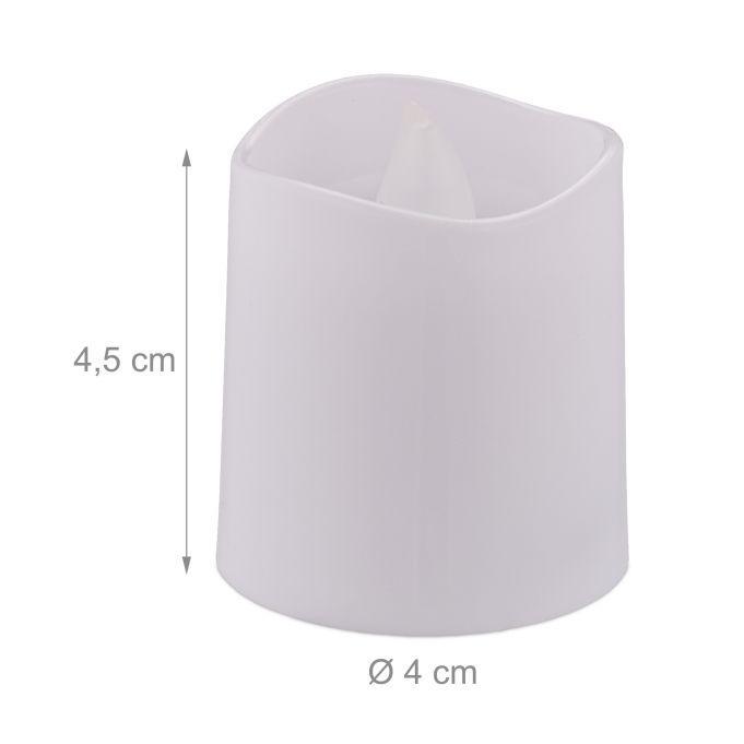 Свечи светодиодные декоративные Relaxdays с мерцающим светом безопасные для детей 12 шт. - фото 4 Свечи светодиодные декоративные Relaxdays с мерцающим светом безопасные для детей 12 шт. - фото 4