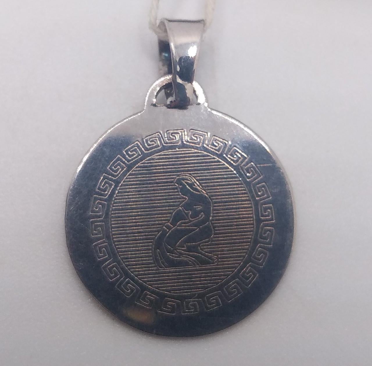 Зодиак дева серебро 925° родий 2,10 г (3п210р)