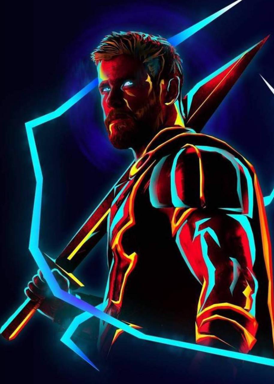 Картина постер Gee! Thor Тор персонаж из фильма 40х60 см TR.09.023