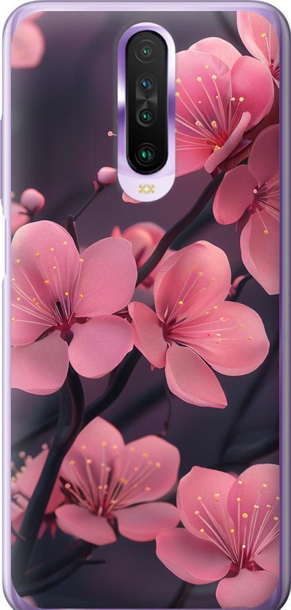 Чехол на Xiaomi Redmi K30 Пурпурная сакура (6075u-1836-42517)