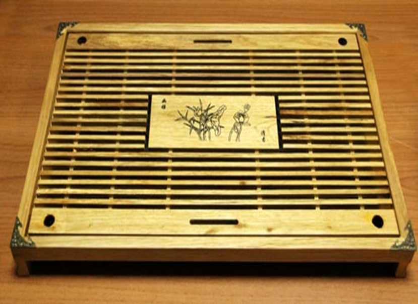 Таця-чабань для чайної церемонії Цяйї дерев'яна прямокутна 51х34х8 см (OS-T0524) - фото 3 Таця-чабань для чайної церемонії Цяйї дерев'яна прямокутна 51х34х8 см (OS-T0524) - фото 3