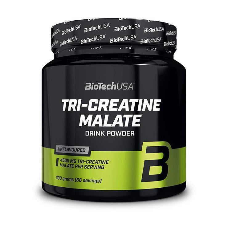 Трикреатин малат BioTech Tri-Creatine Malate 300 г Без вкуса