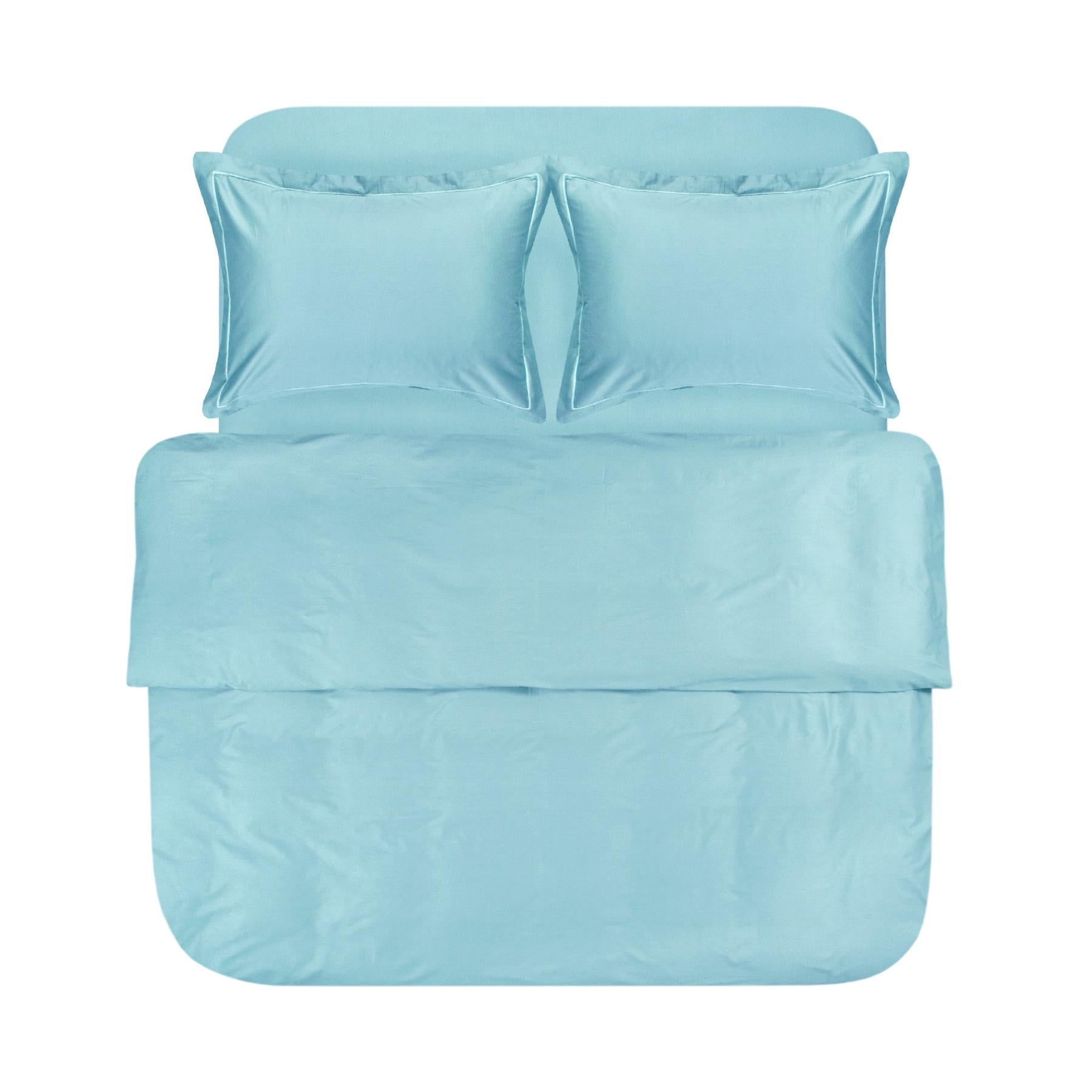 Комплект постельного белья Lotus Home Dakota Modern Сатин евро Бирюзовый (svt-2000022353281)