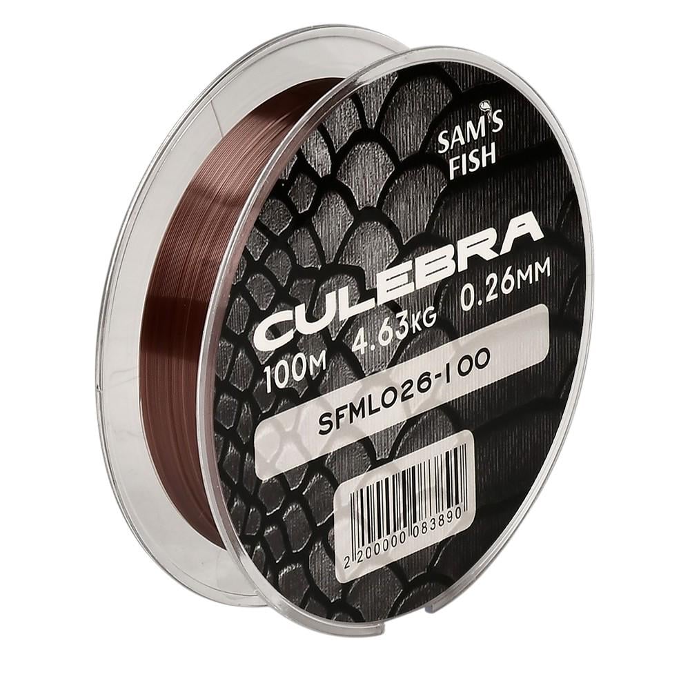 Леска для рыбалки SAM'S FISH Culebra SFML026-100 100 м х 0,26 мм 4,63 кг