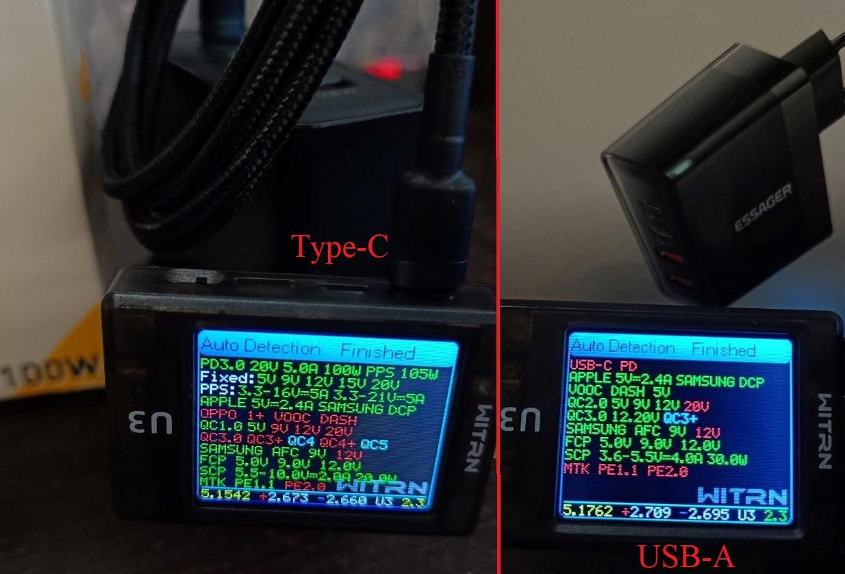 Зарядний пристрій мережевий Essager GAN 100W 2 Type-C/2 USB (25397376) - фото 10 Зарядний пристрій мережевий Essager GAN 100W 2 Type-C/2 USB (25397376) - фото 10