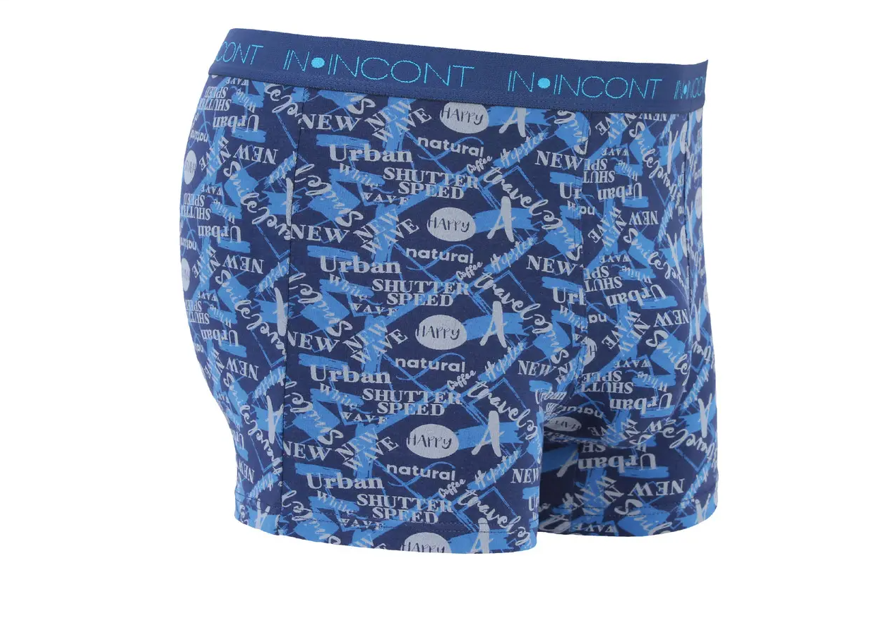 Мужские трусы IN.INCONT стрейчевые XL р. 46-48 Синий (1645)