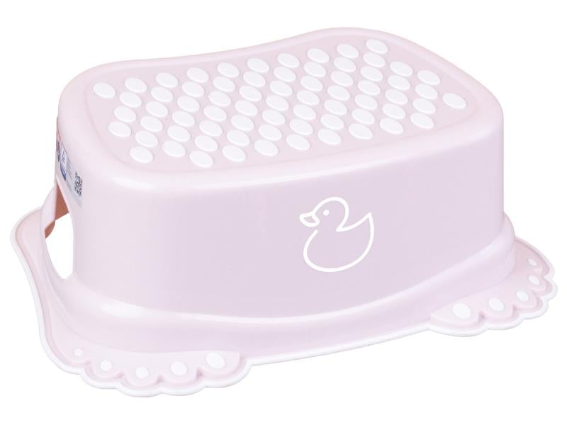 Сходинки дитячі антиковзкі у ванну Duck Light Pink