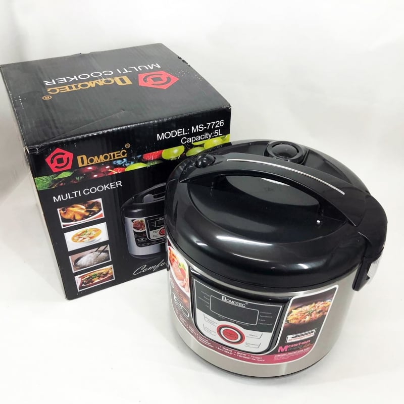 Мультиварка Domotec MS-7726 багатофункціональна 12 програм 5 л 1500W (26202549) - фото 14 Мультиварка Domotec MS-7726 багатофункціональна 12 програм 5 л 1500W (26202549) - фото 14