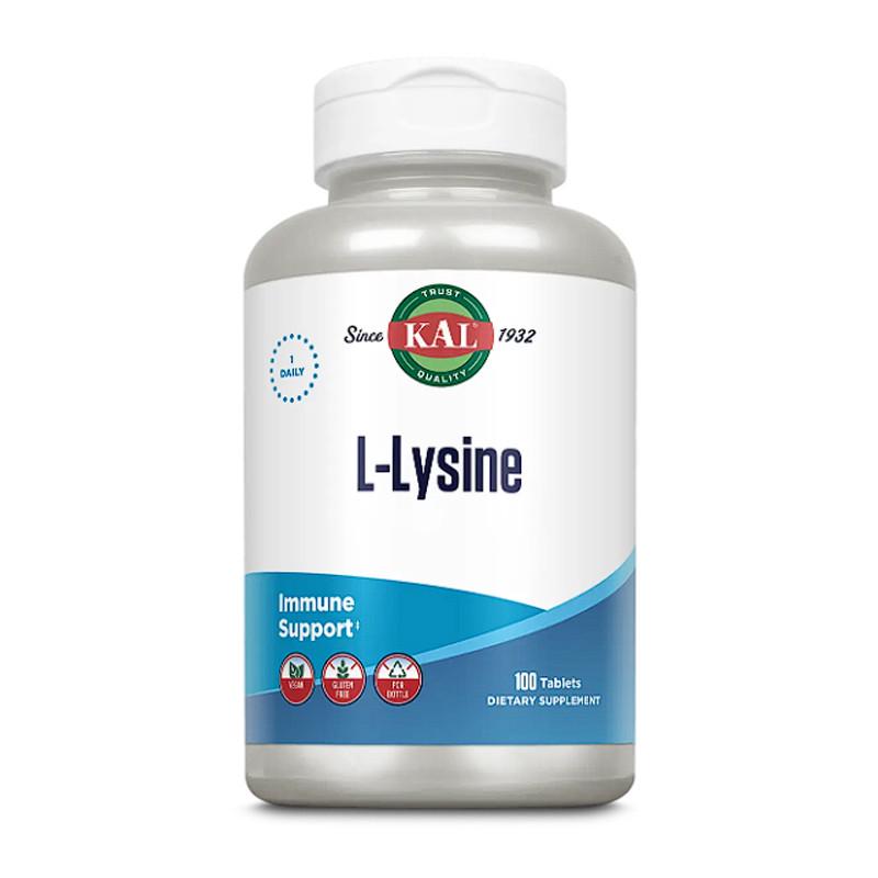 Лизин KAL L-Lysine 500 mg 100 капс. (22489-01)