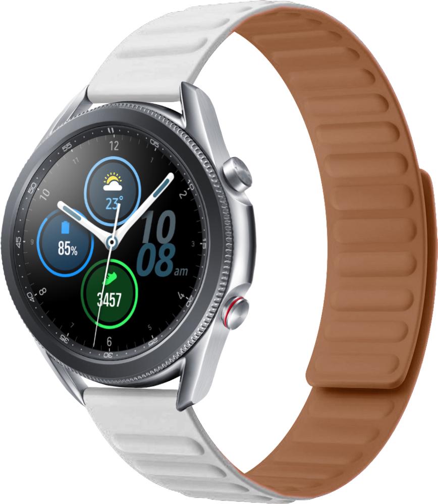 Ремешок Magneter для Galaxy Watch 3 41 мм White (26613-29)