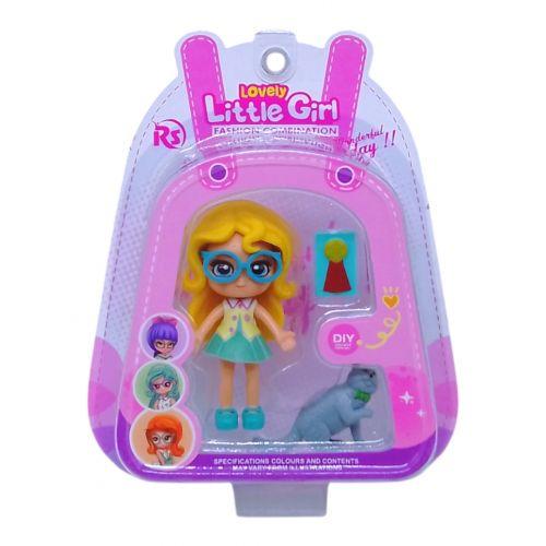 Кукла Little Girl 9 см с животным Желтый (2987476739) Кукла Little Girl 9 см с животным Желтый (2987476739)