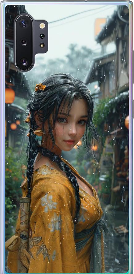 Чехол на Samsung Galaxy Note 10 Plus Anime-girl (6133t-1756-42517)