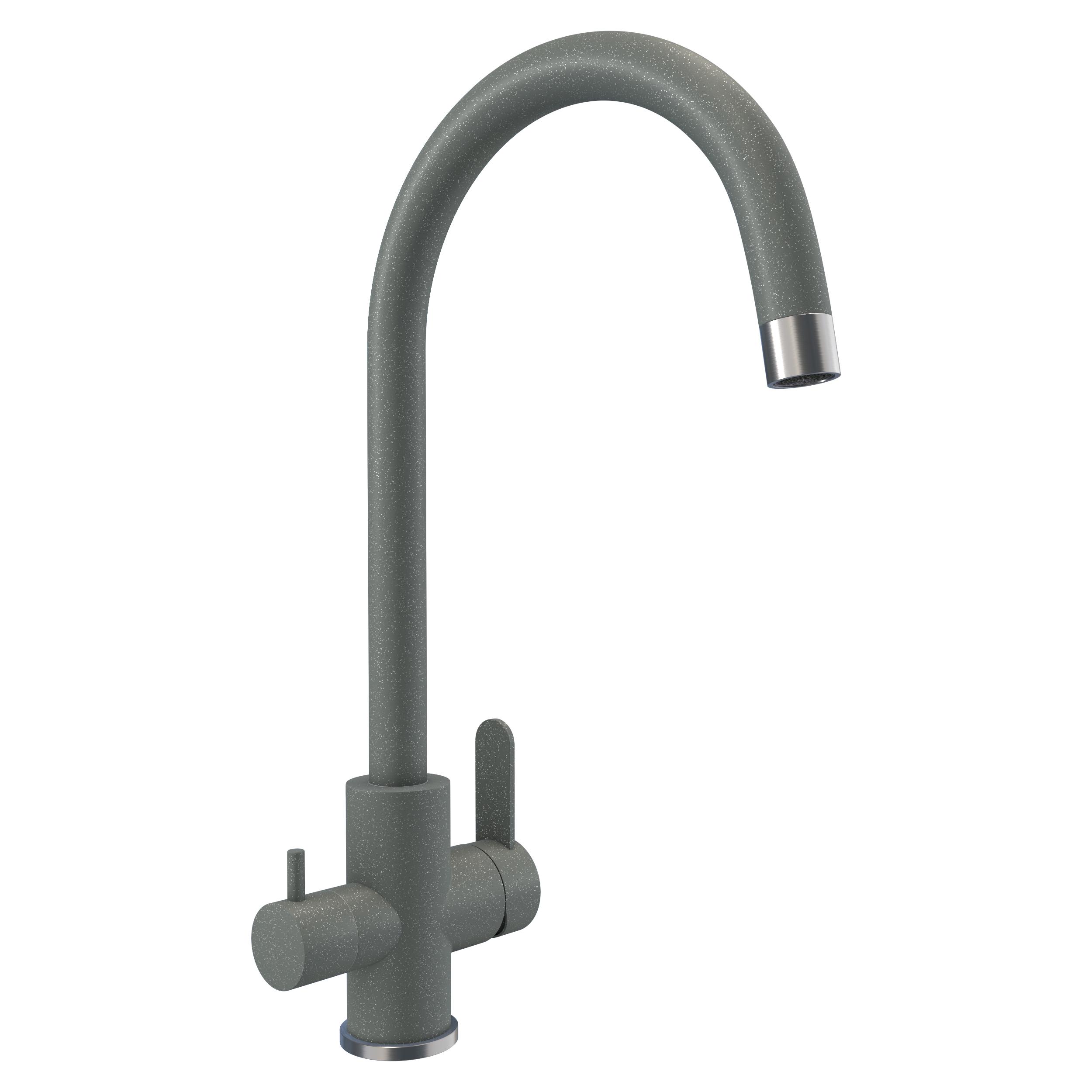 Змішувач під фільтр Platinum 8204 HDF Сірий металік (000033043) Змішувач під фільтр Platinum 8204 HDF Сірий металік (000033043)