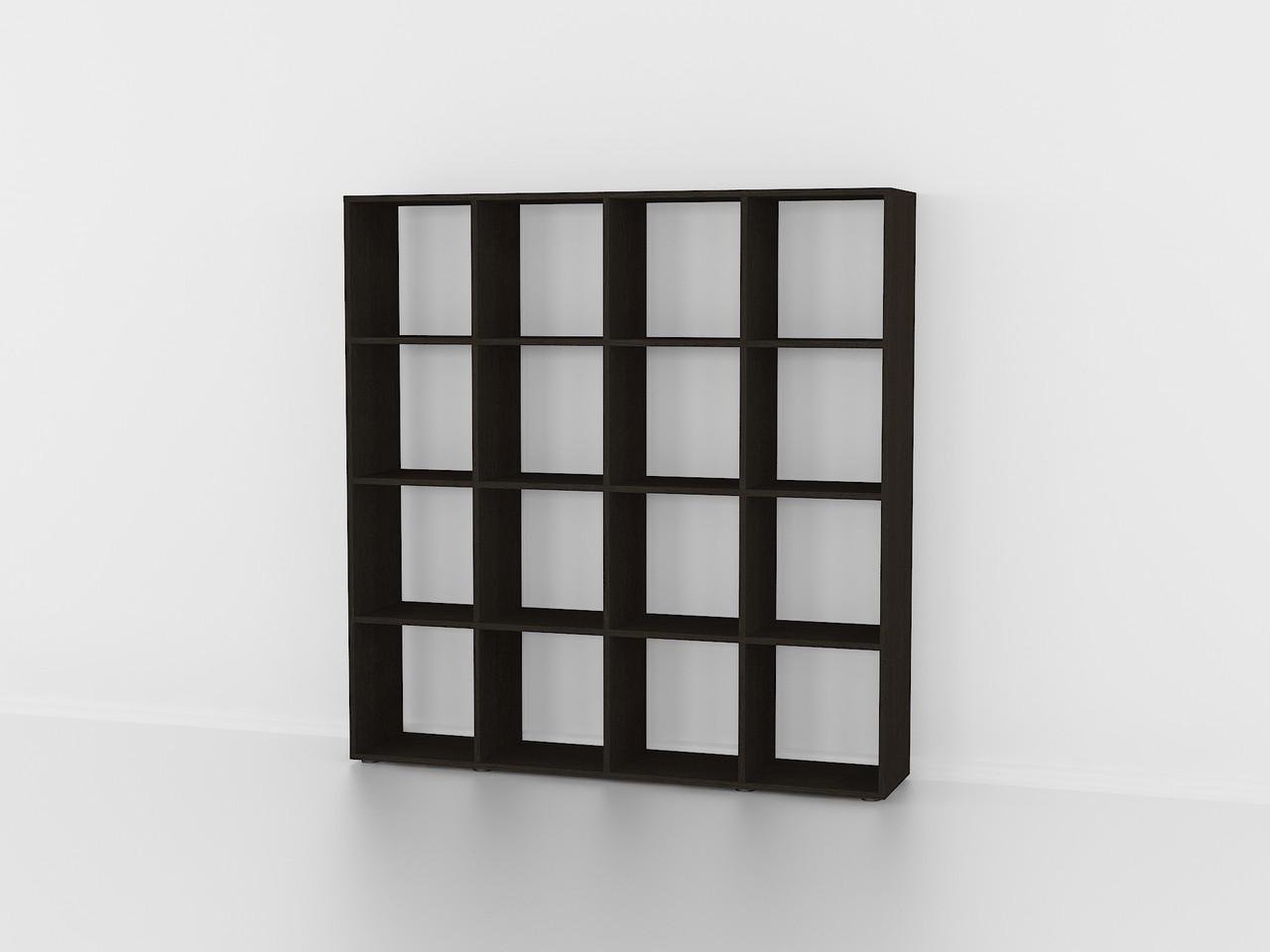 Стеллаж-перегородка для комнаты Moreli Forte Id-2700/11 1424x1430x290 мм Венге темный (id27-0000-11-venge)