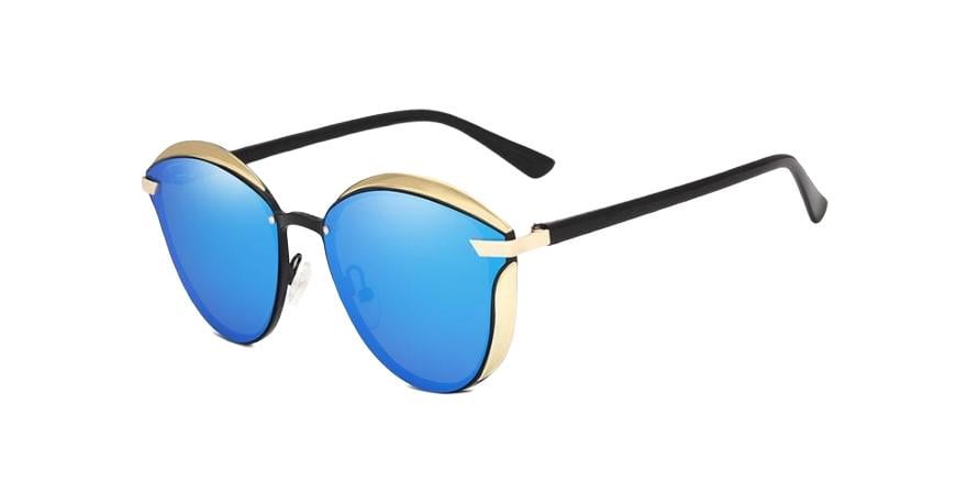 Женские солнцезащитные очки KINGSEVEN DESIGN N7824 Кошачий глаз с поляризованными линзами Синий