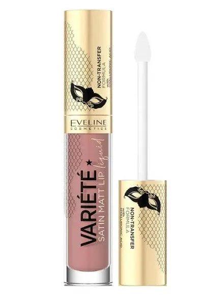 Помада для губ Eveline Cosmetics VARIETE PERFECT MATTE LIP жидкая матовая №10 - фото 1