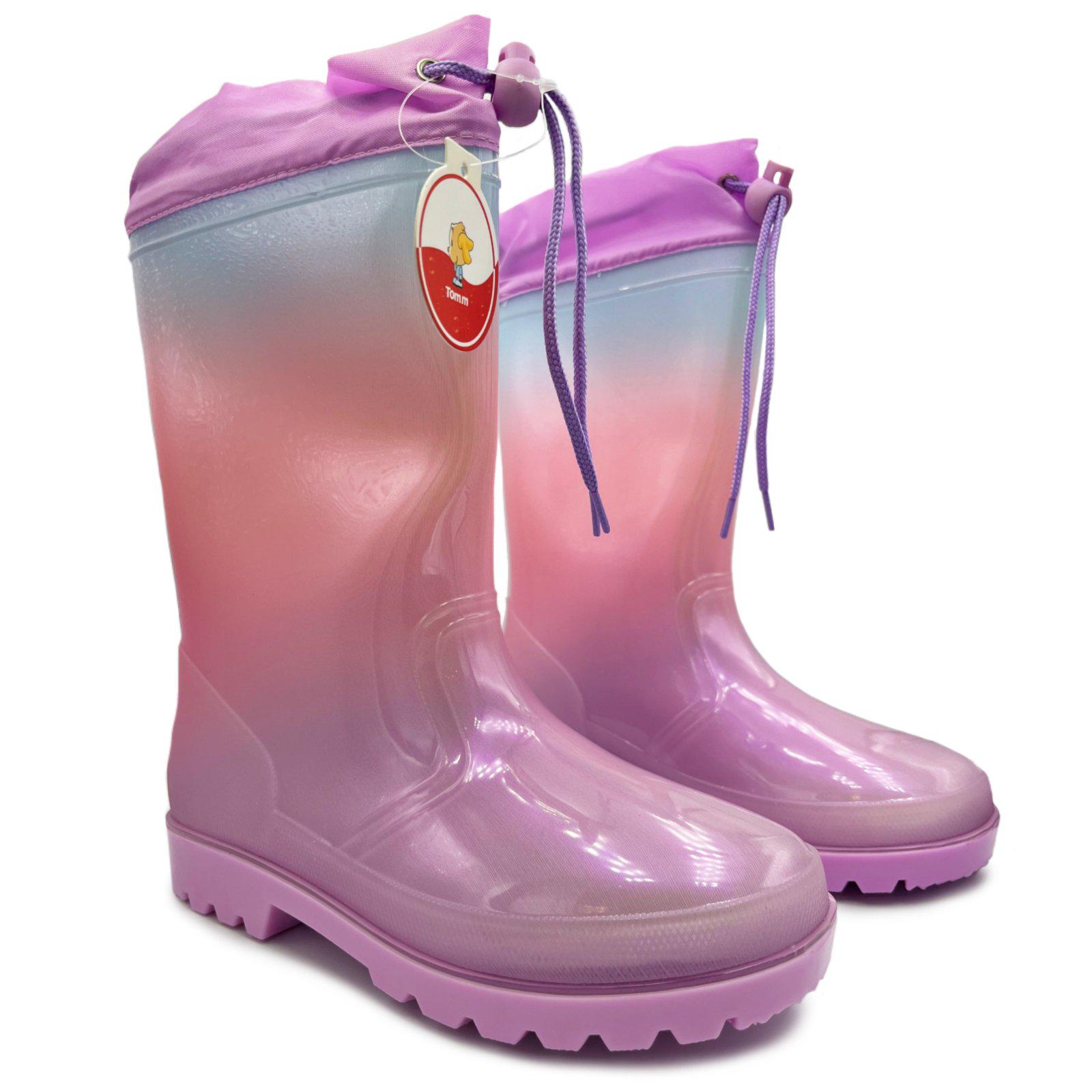 Сапоги резиновые для девочки TOM.M MV-1429 р. 33 Розовый - фото 3