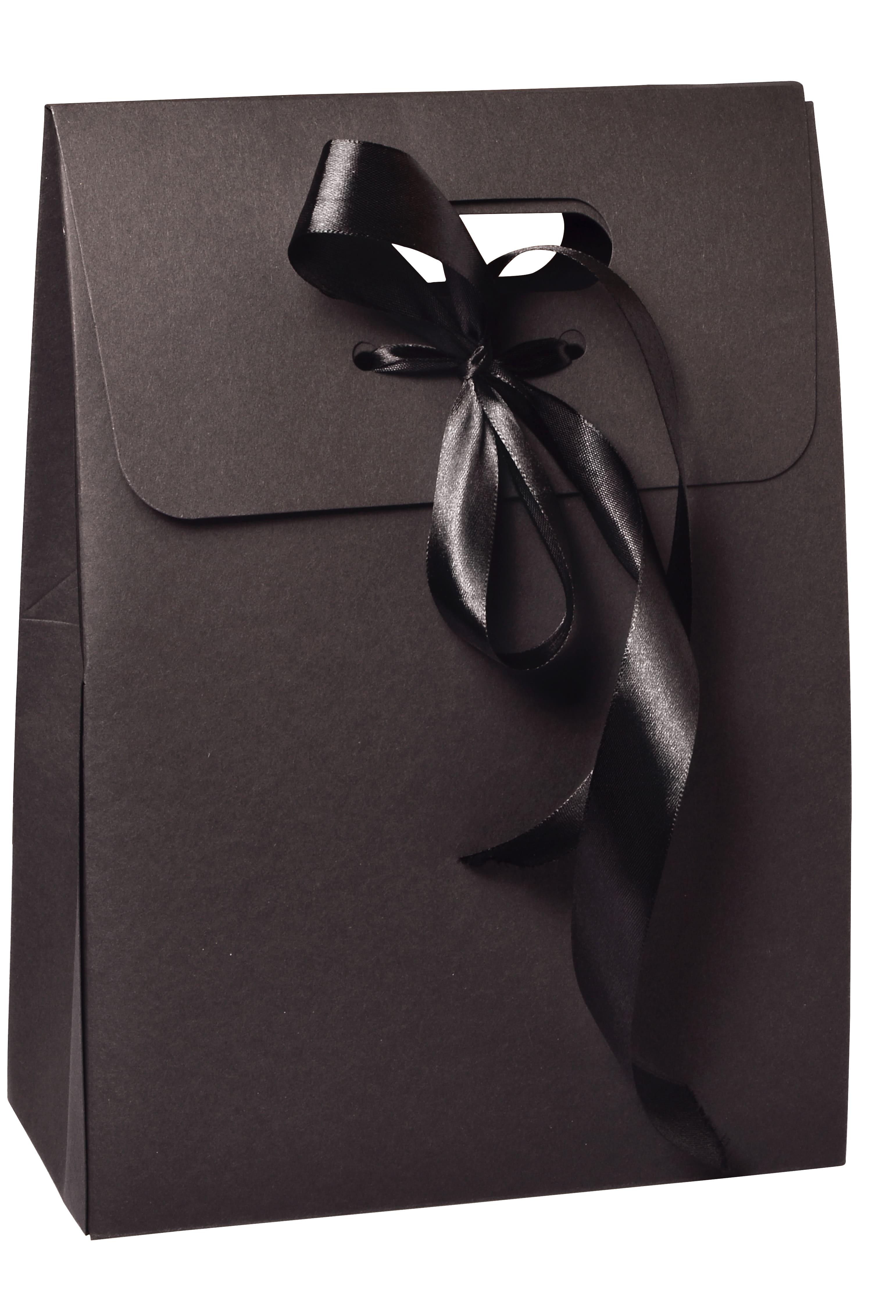 Коробка подарочная с бантом 30х22х10 см Черный (368339928) - фото 1 Коробка подарочная с бантом 30х22х10 см Черный (368339928) - фото 1