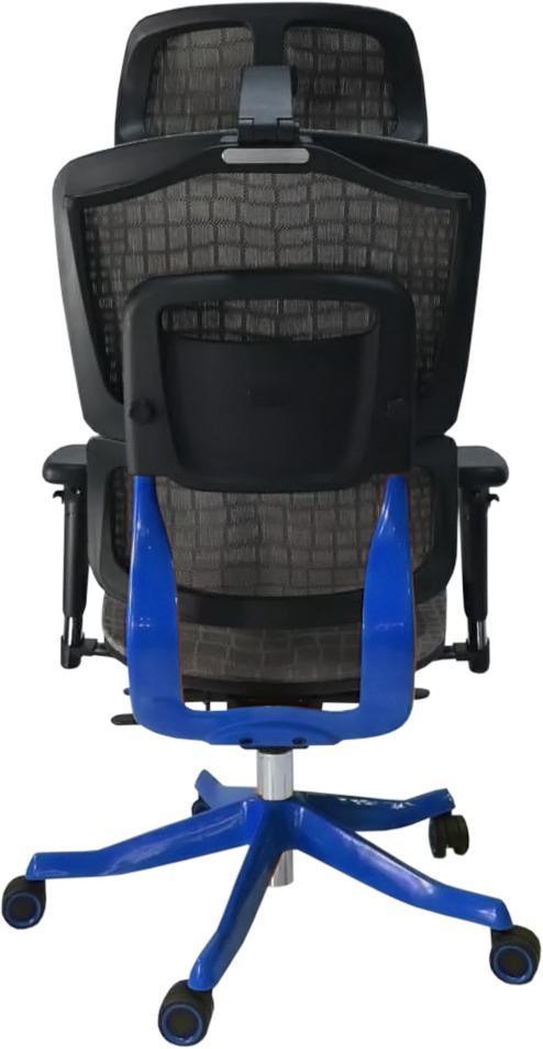 Кресло геймерское GT Racer X-626 Grey/Blue - фото 5