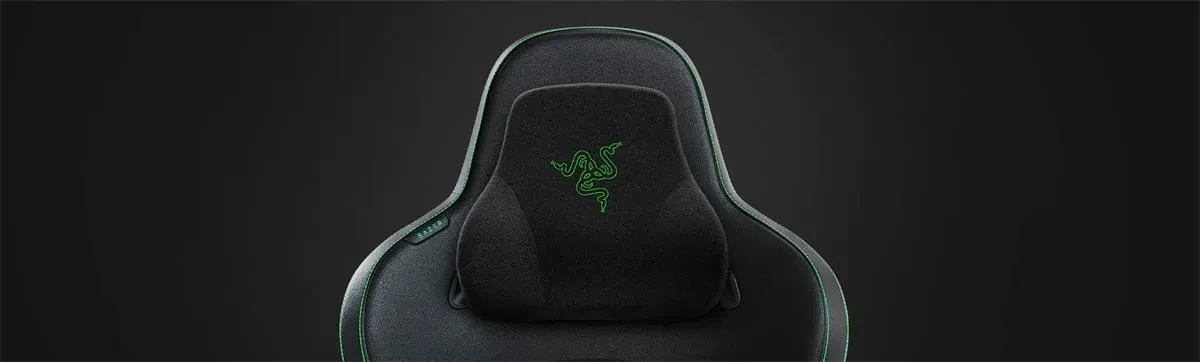 Комп'ютерне крісло геймерське Razer Enki Pro Alkantara Black (RZ38-03710100-R3G1) - фото 5
