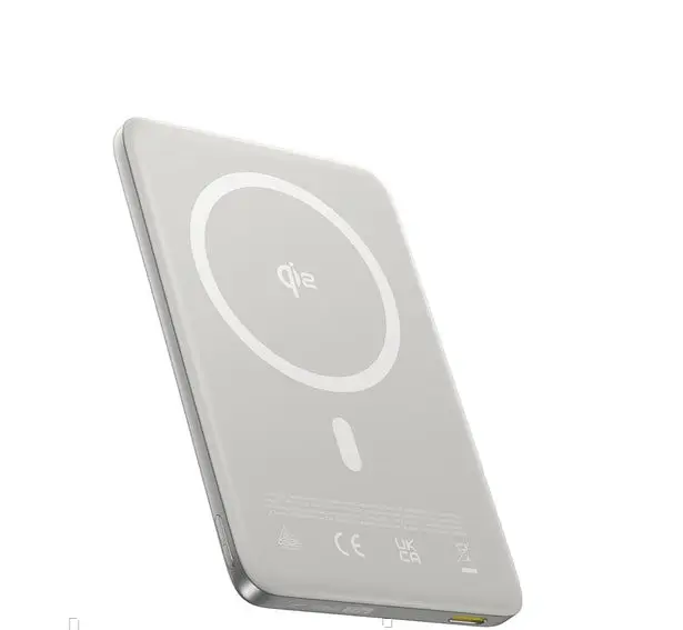 Повербанк BASEUS PicoGo Ultra-Slim Qi2 Magnetic 10000 mAh 27W Titanium (E0024708)