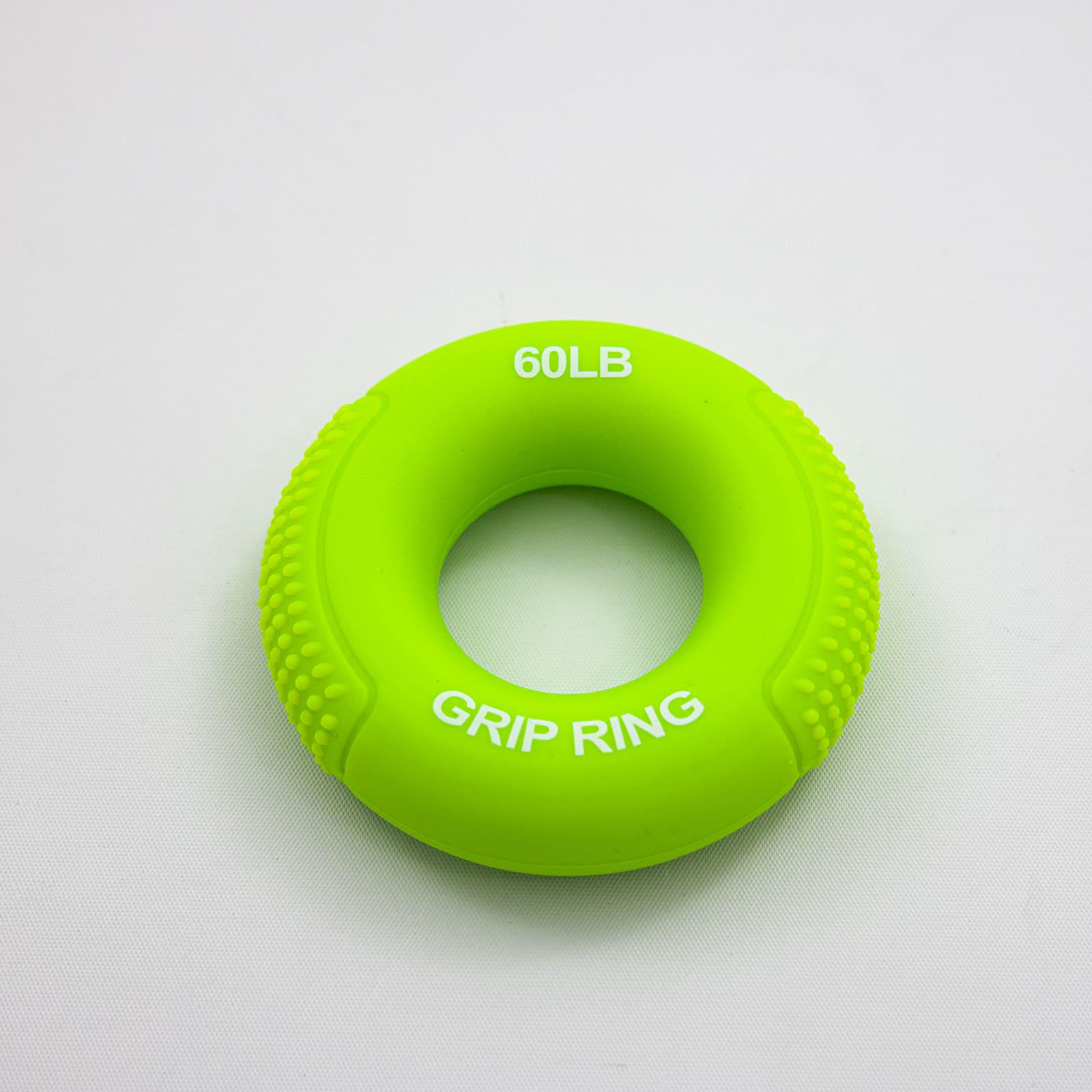 Эспандер кистевое кольцо Profi 60lb 8x2 см Салатовый (MS 3409)