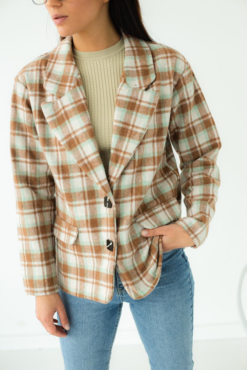 Жакет жіночий To More.e S Кавовий (9528053) - фото 4