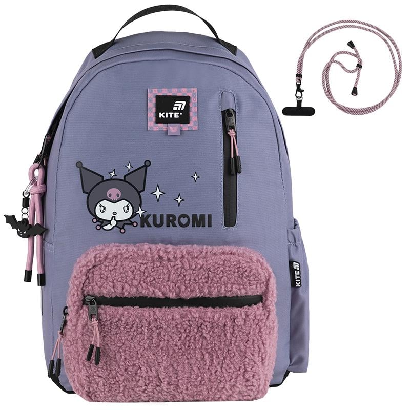 Рюкзак шкільний KITE Education teens HK25-949M Kuromi з ортопедичною спинкою (000995365)