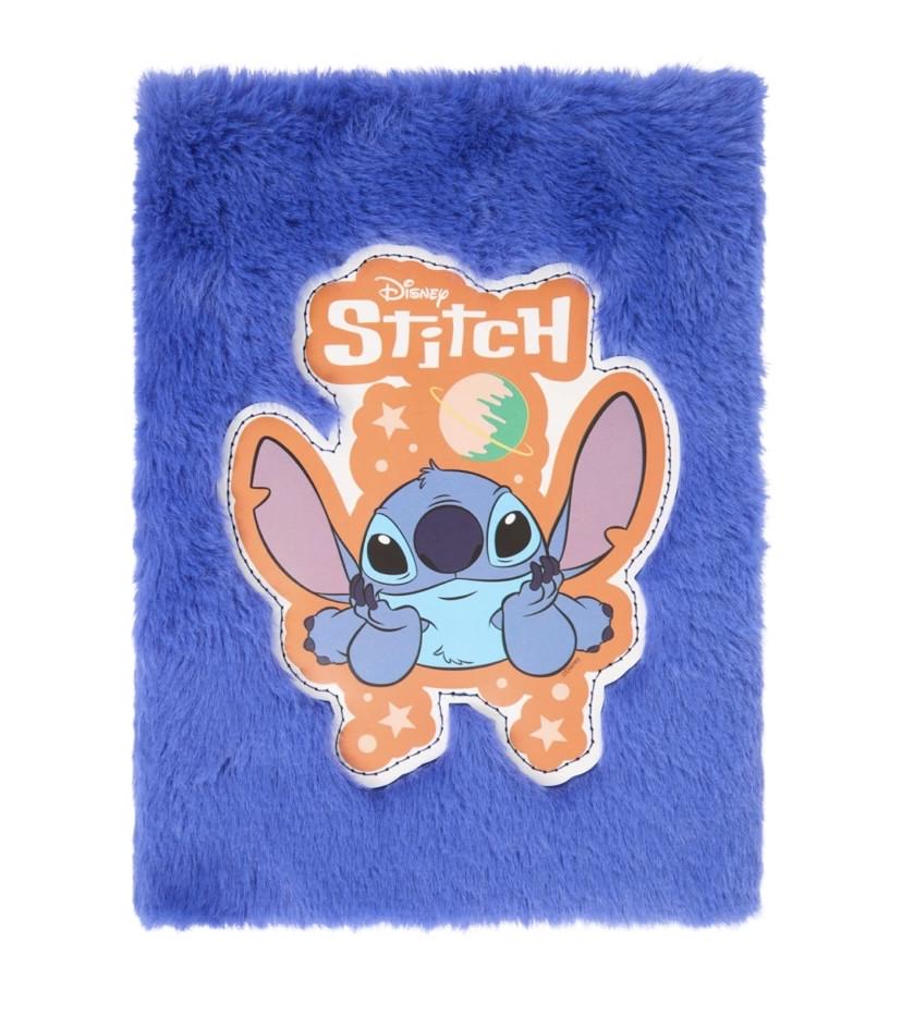 Блокнот пухнастий Стіч 80 аркушів 22х16 см Синій (2657506390)