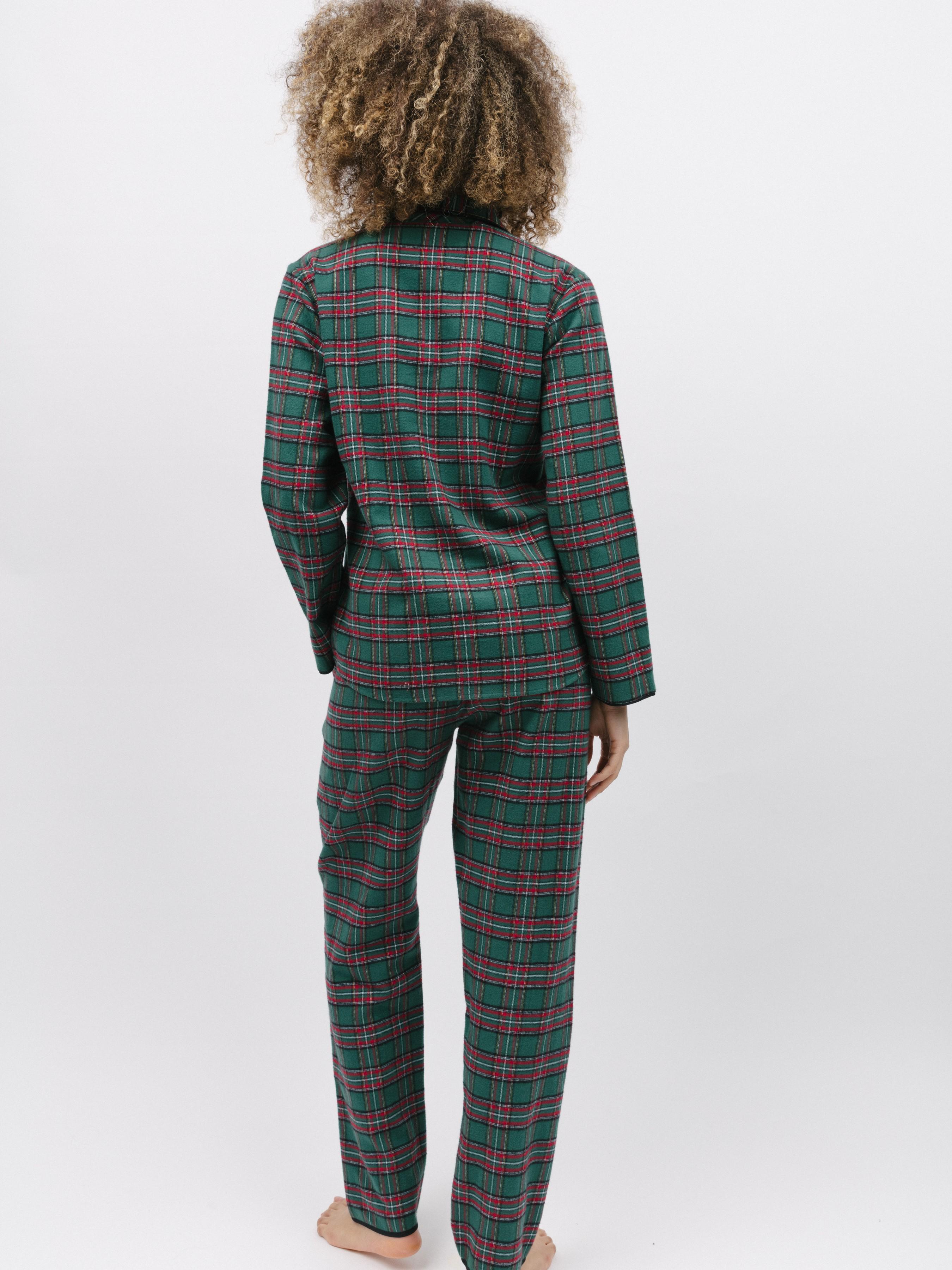 Пижама женская CYBERJAMMIES Whistler 9840-9841 18/2XL Зеленый в клетку (5051877465404) - фото 3