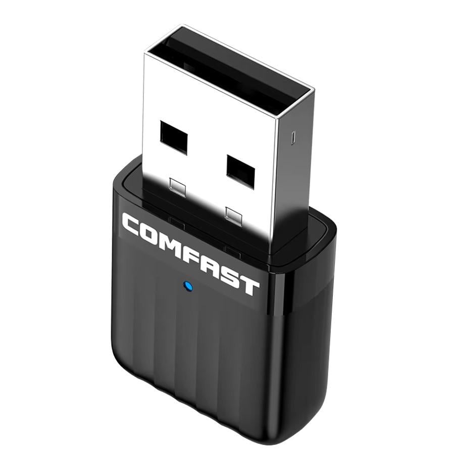 Адаптер COMFAST Wi-Fi CF-811AC-V3 двухдиапазонный 2,4/5,8 Ghz 650 Mbps (26569067)