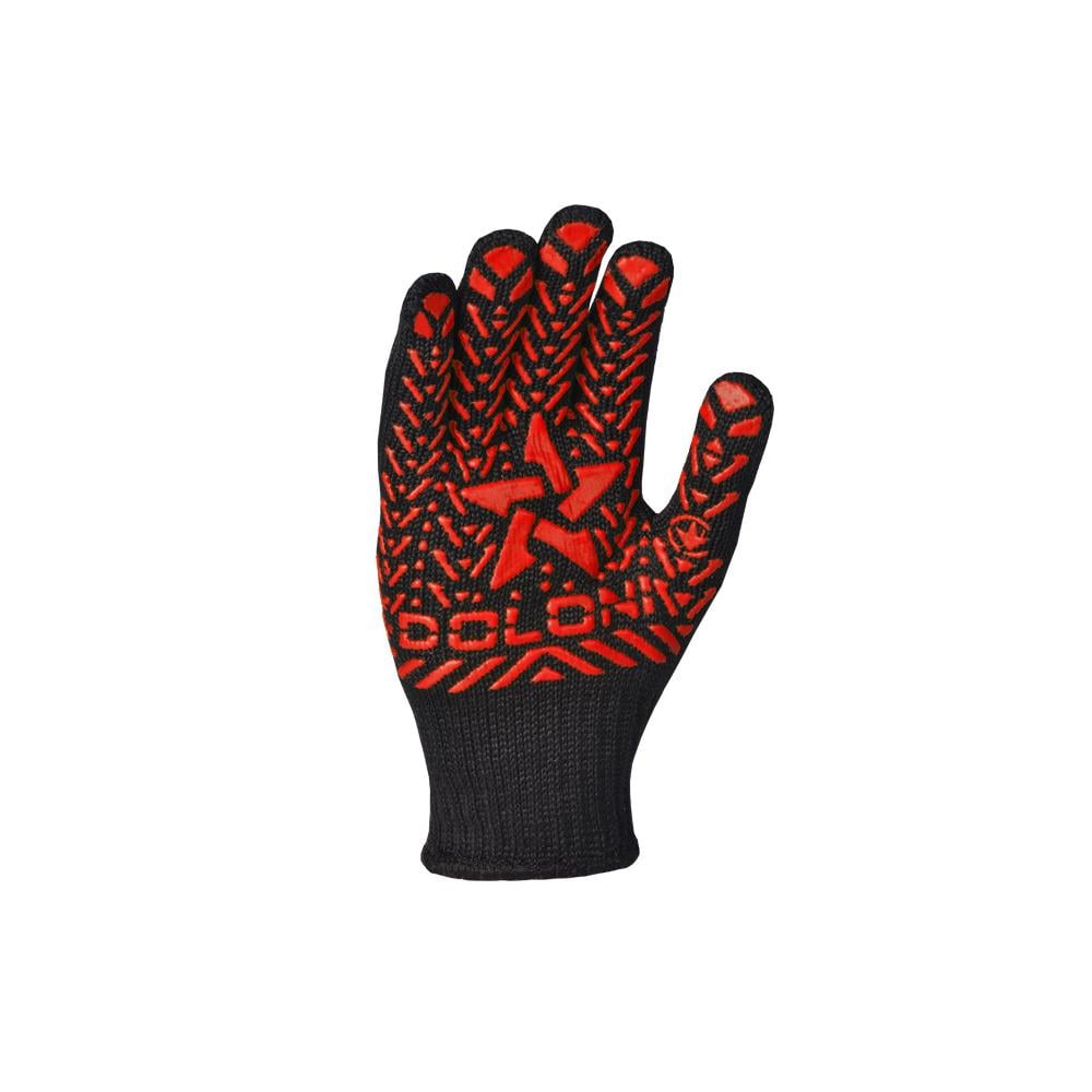 Перчатки Doloni Звезда 4080 ПВХ-рисунок рабочие трикотажные 2XL Черный (21884)