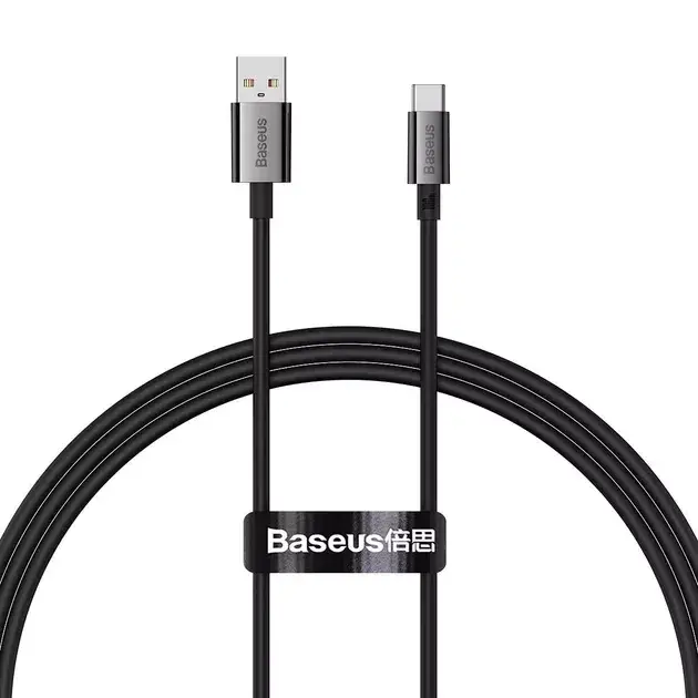 Кабель BASEUS Superior Series Fast Charging Cable USB to Type-C P10320102114-02 100W 2 м Black