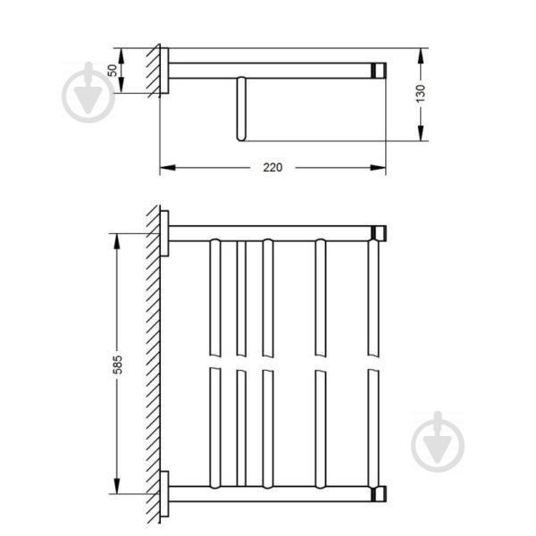 Полочка Qtap Liberty ANT 1122 QTLIBANT1122 - фото 2