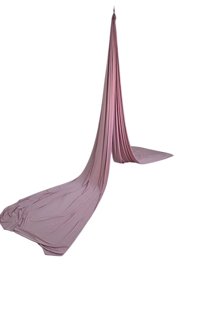 Полотно для аеройоги Zelisko з кріпленням 8 м Рожевий (32966093)