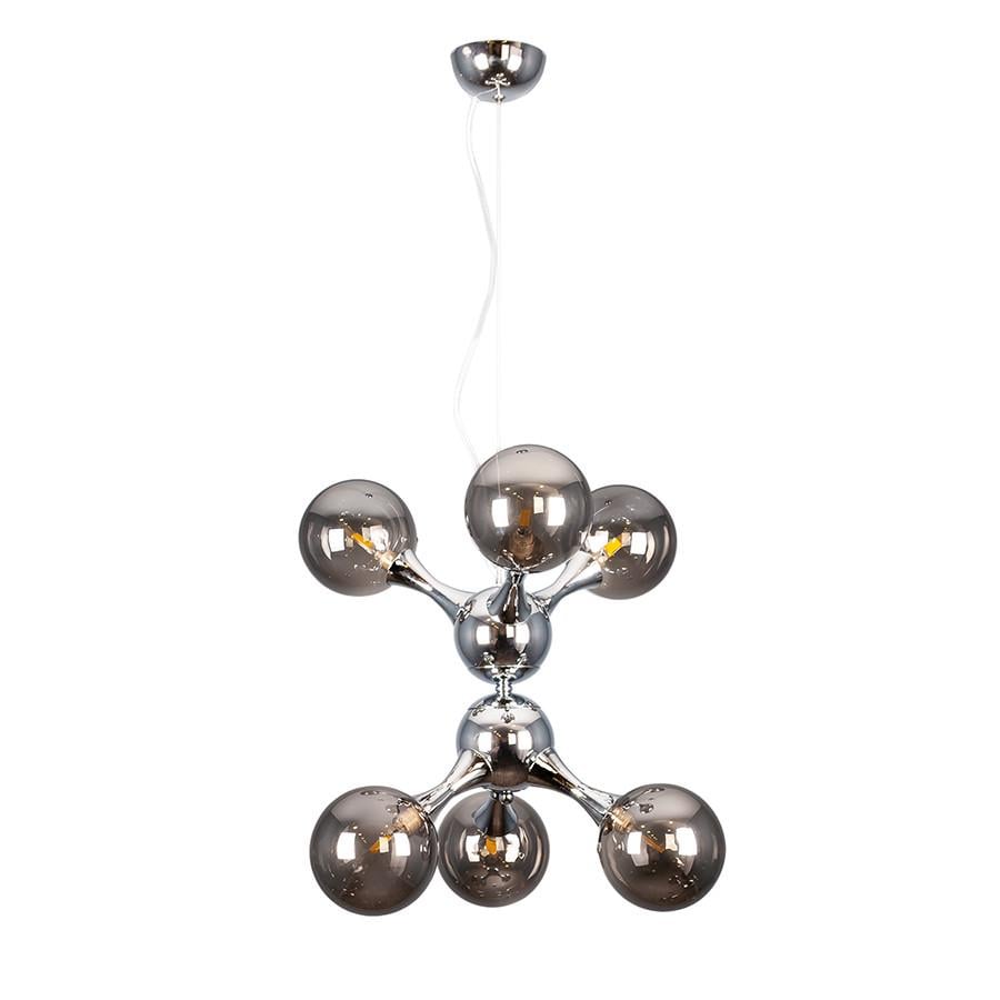 Люстра 7529816-6 CR/BK Хром/Чорний