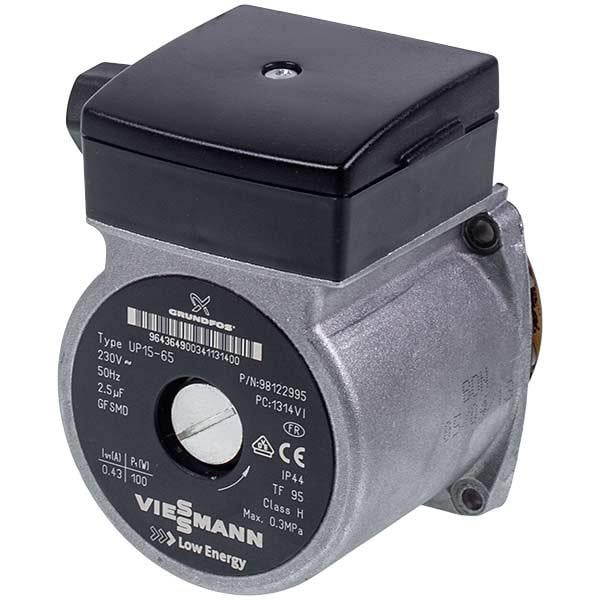 Насос циркуляционный Grundfos UP 15-65 100 Вт обратное вращение для конденсационного котла Viessmann 7836443