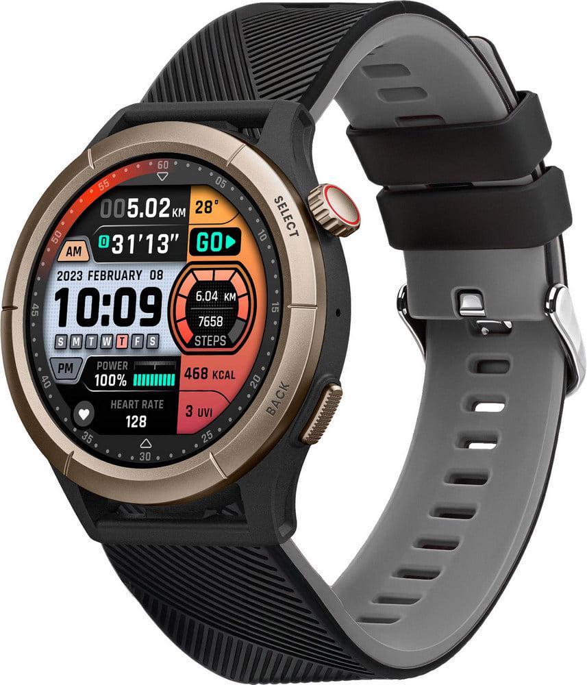 Ремешок Luminic для Amazfit Cheetah Round/Cheetah Pro Black/Grey (38467-53) Ремешок Luminic для Amazfit Cheetah Round/Cheetah Pro Black/Grey (38467-53)