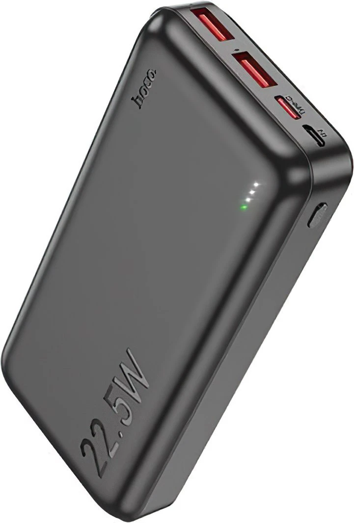 Повербанк Hoco J101A 20000 mAh швидка зарядка 22,5W Чорний (14251)