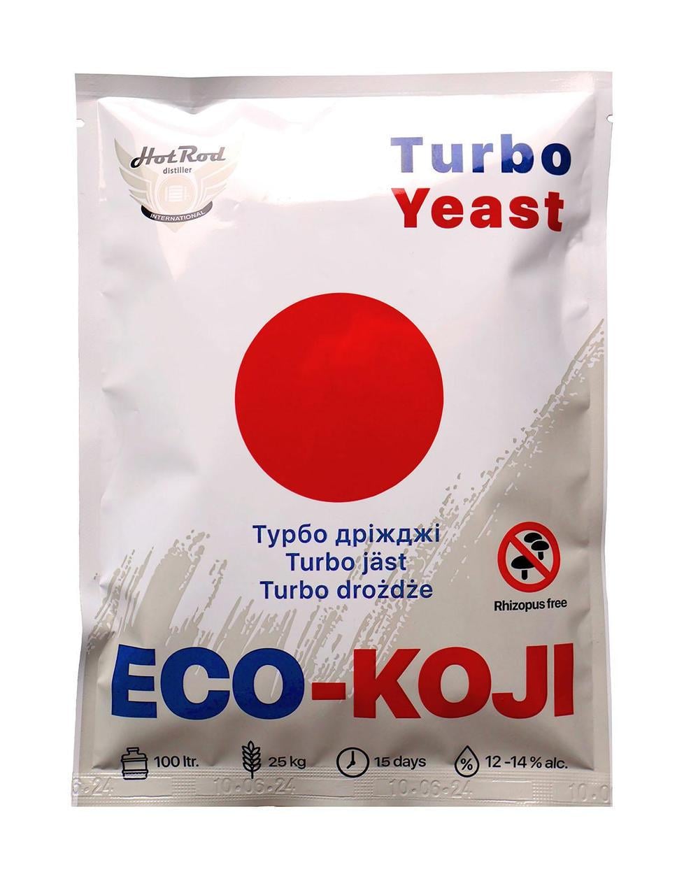 Дріжджі зернові Hot Rod ECO-Koji на 25 кг зерна 300 г