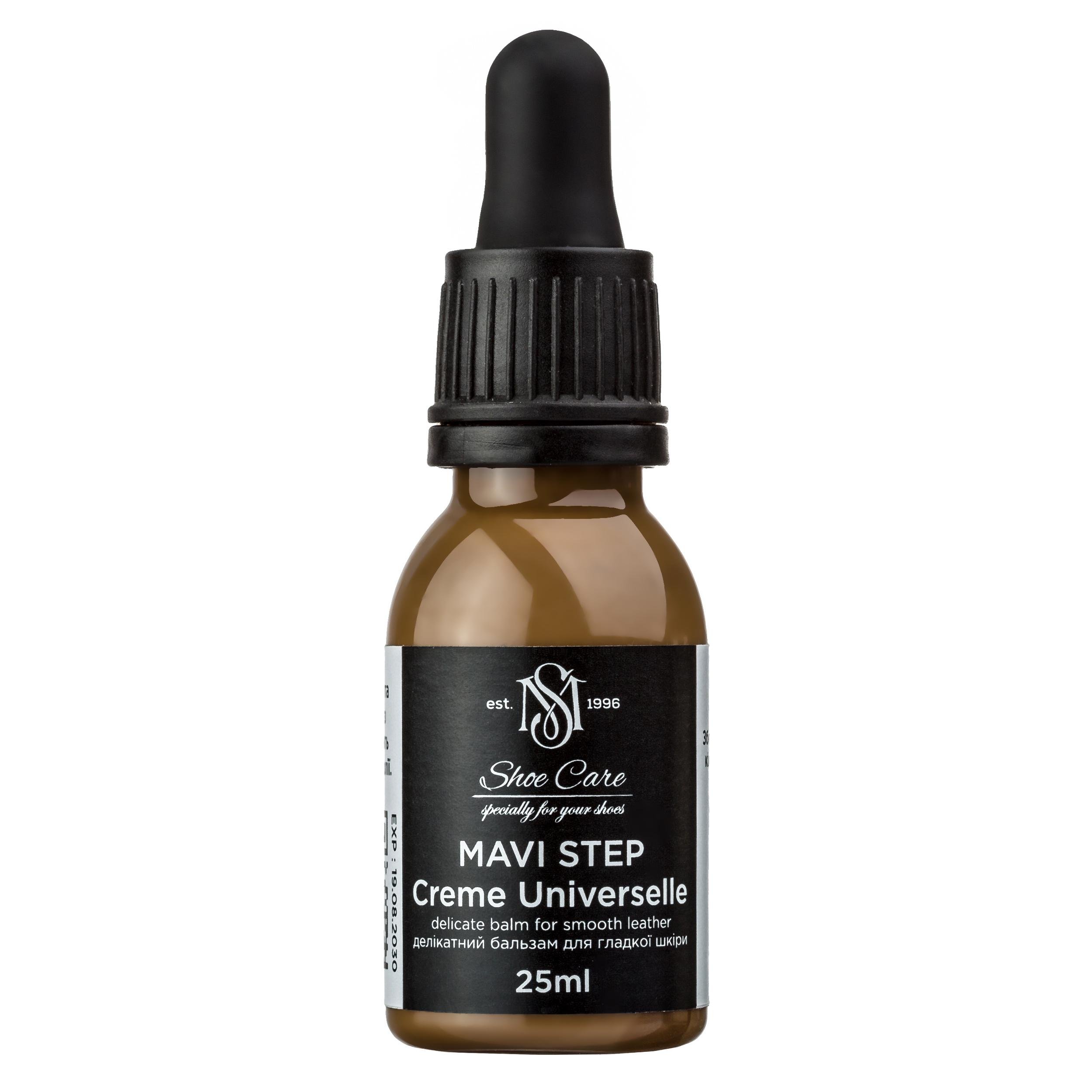 Бальзам для взуття MAVI STEP Creme Universelle Світло-коричневий 25 мл (C02/331/25) - фото 1