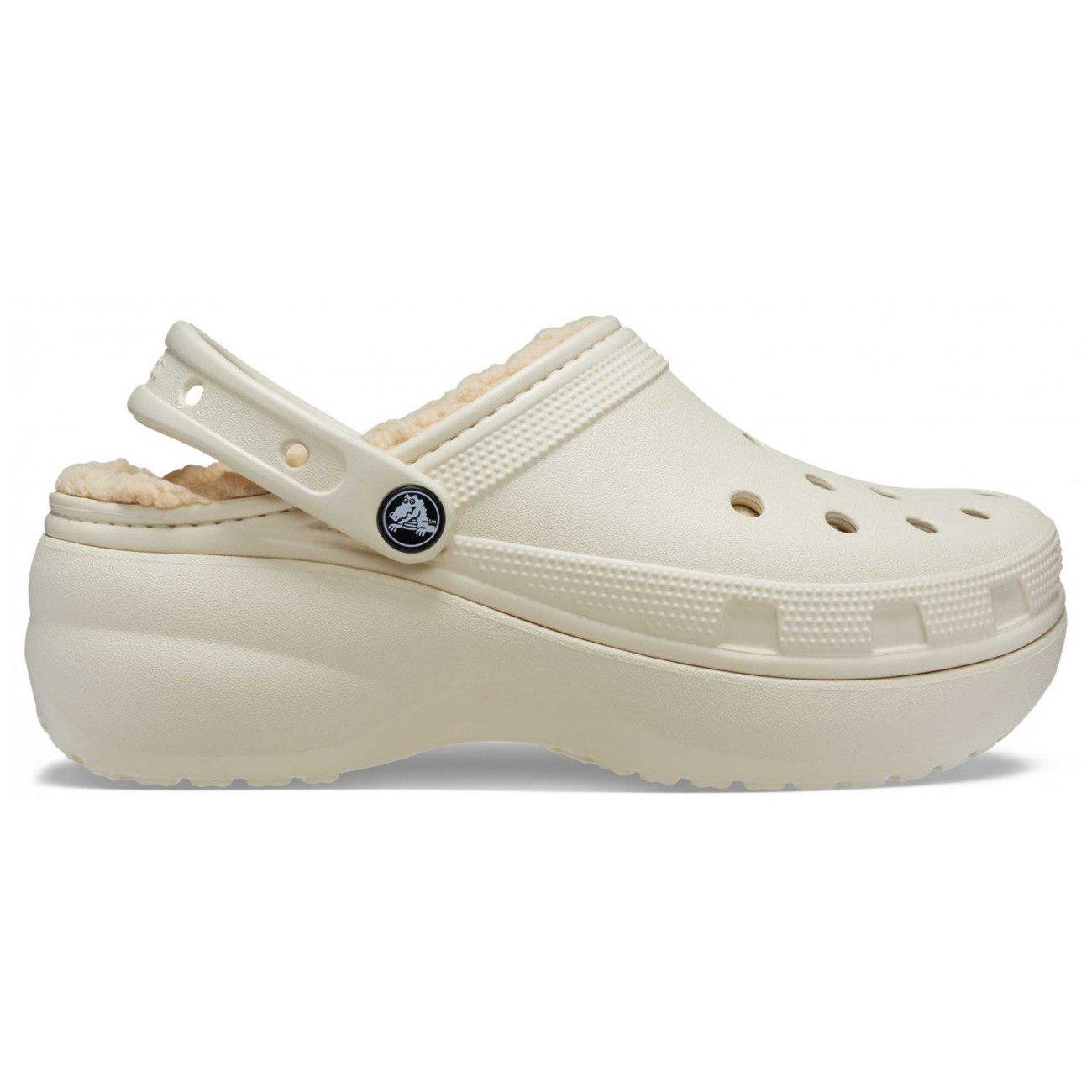 Сабо Crocs Classic Platform Lined Platform Clog Bone M6W8 р. 38