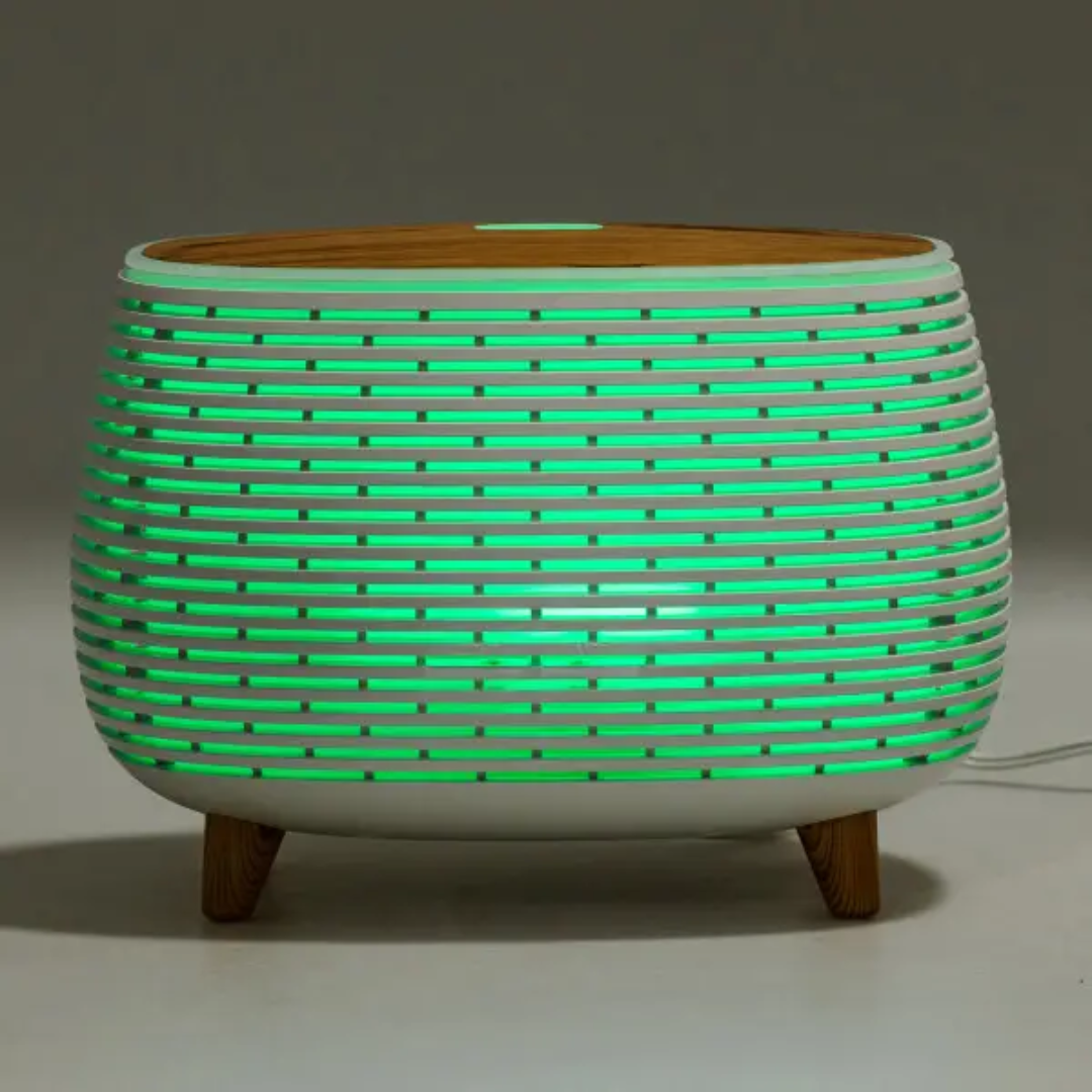 Зволожувач повітря аромадифузор з підсвічуванням 400 мл Білий - фото 2