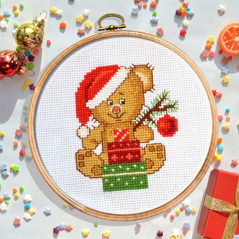 Набор для вышивки крестом Новый год (528)